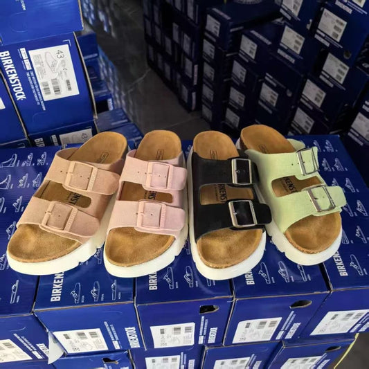 Dupe Platform Suede Sandals